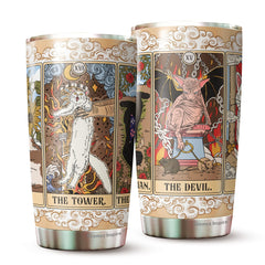 Tarot Cat Tumbler 20oz
