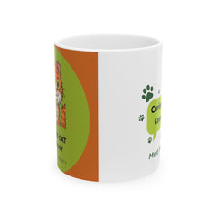 The Curious Cat Company Logo Mug