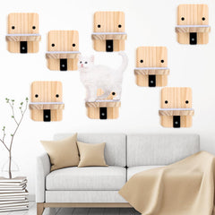 Cat Wall Steps & Climbing Shelf (8 Pack)