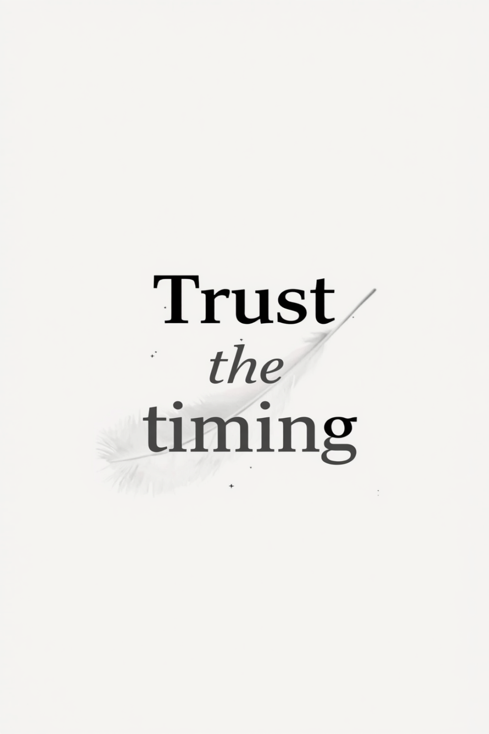 Trust the Timing — Printable Wall Art (Version A)