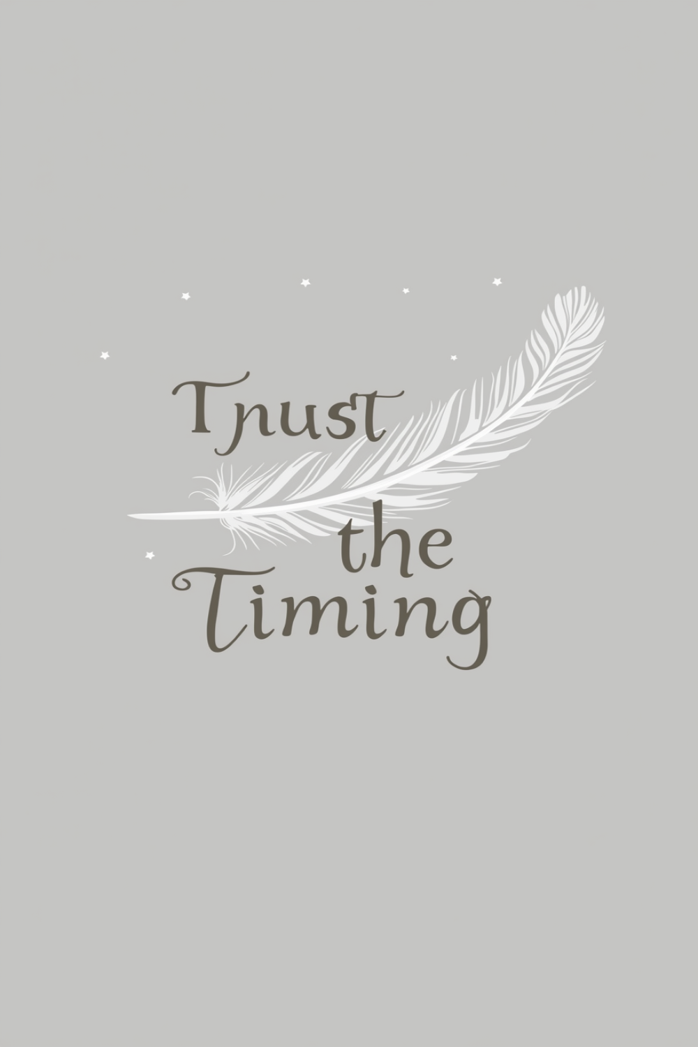 Trust the Timing — Printable Wall Art (Version B)