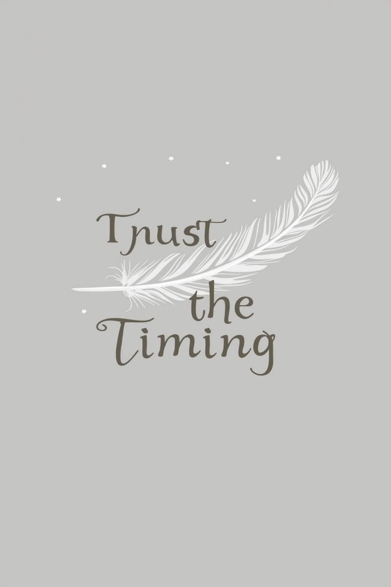 Trust the Timing — Printable Wall Art (Version B)