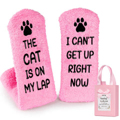 Fluffy Cat Socks for Women