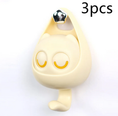 Winking Cat Wall Hooks