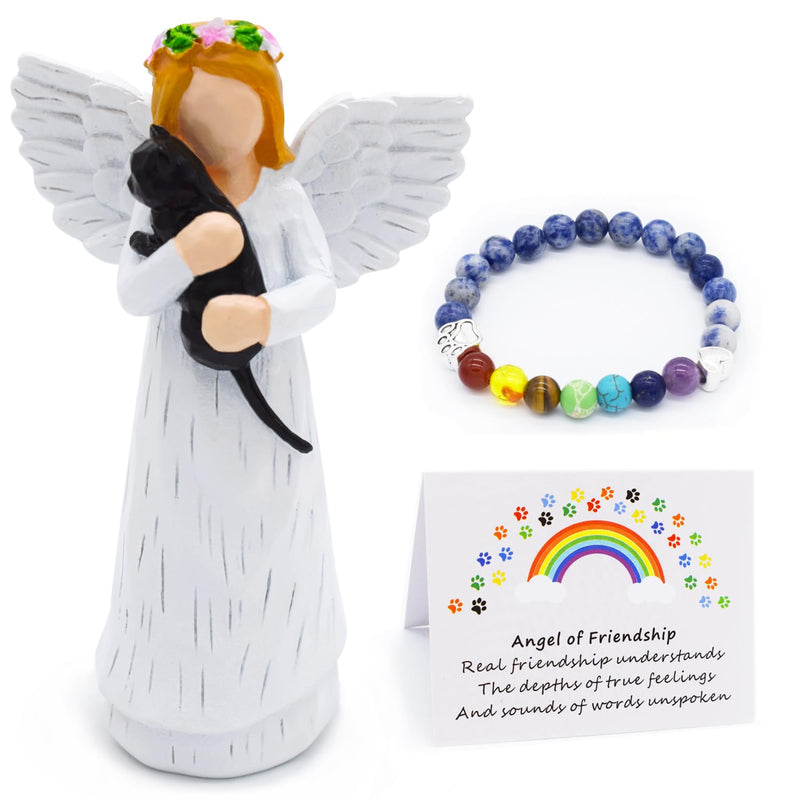 Cat Memorial Rainbow Bridge Bracelet